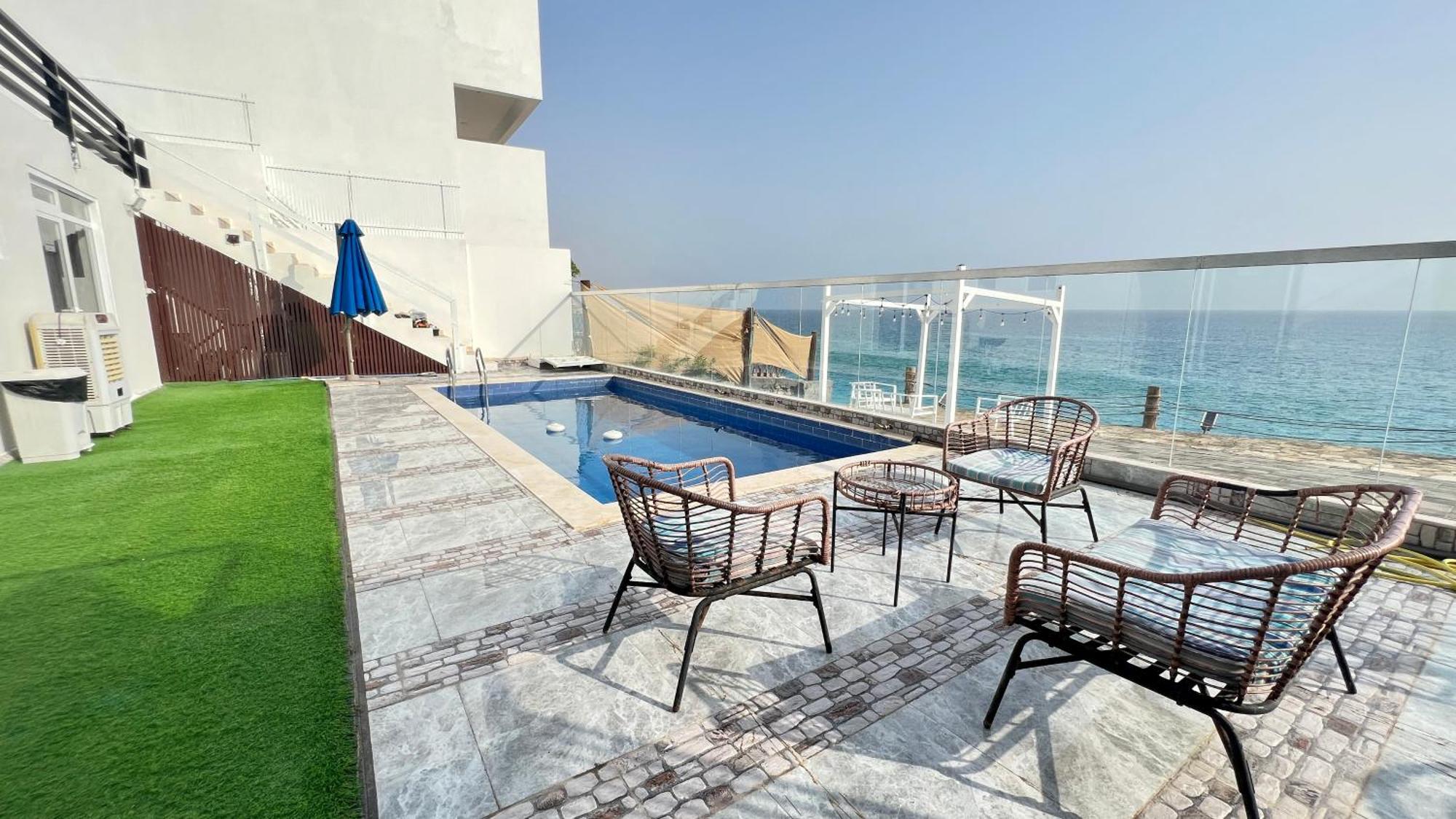 Wadi Shab Beach Villa Szúr Kültér fotó