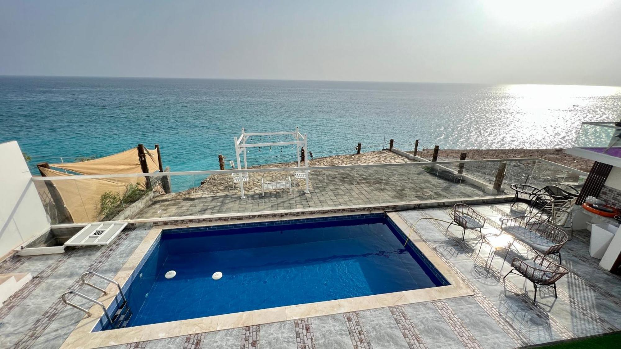 Wadi Shab Beach Villa Szúr Kültér fotó
