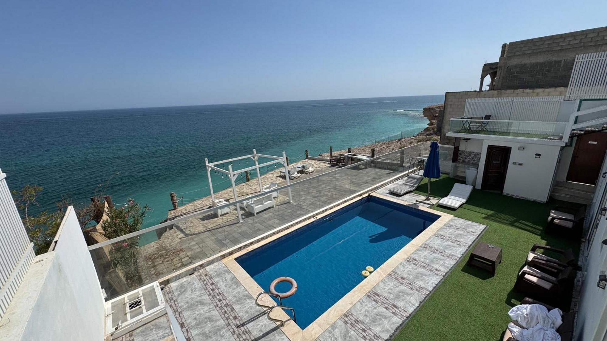 Wadi Shab Beach Villa Szúr Kültér fotó
